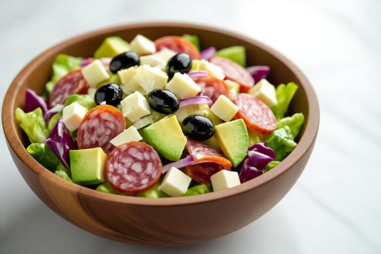 Keto Zesty Italian Chopped Salad