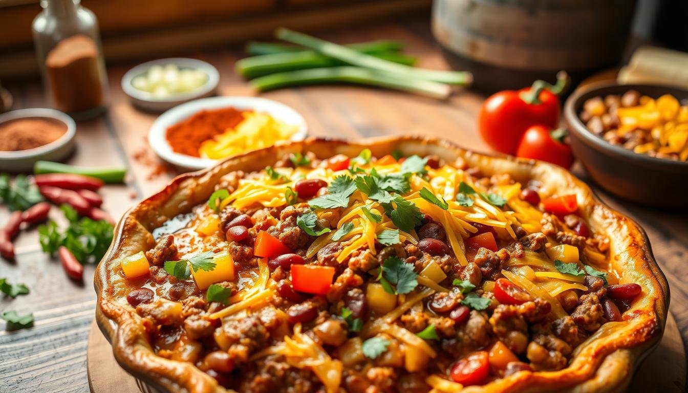 Beef Chili Casserole