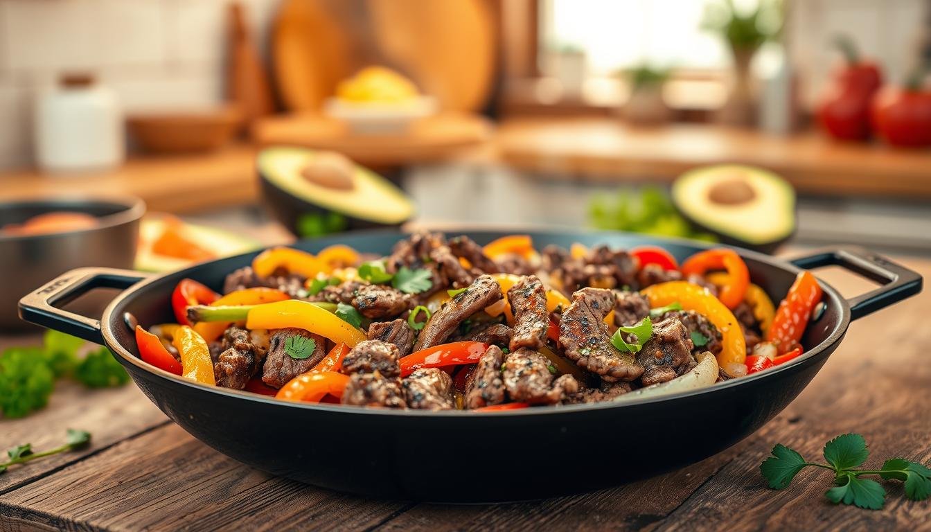 Beef Fajita Skillet