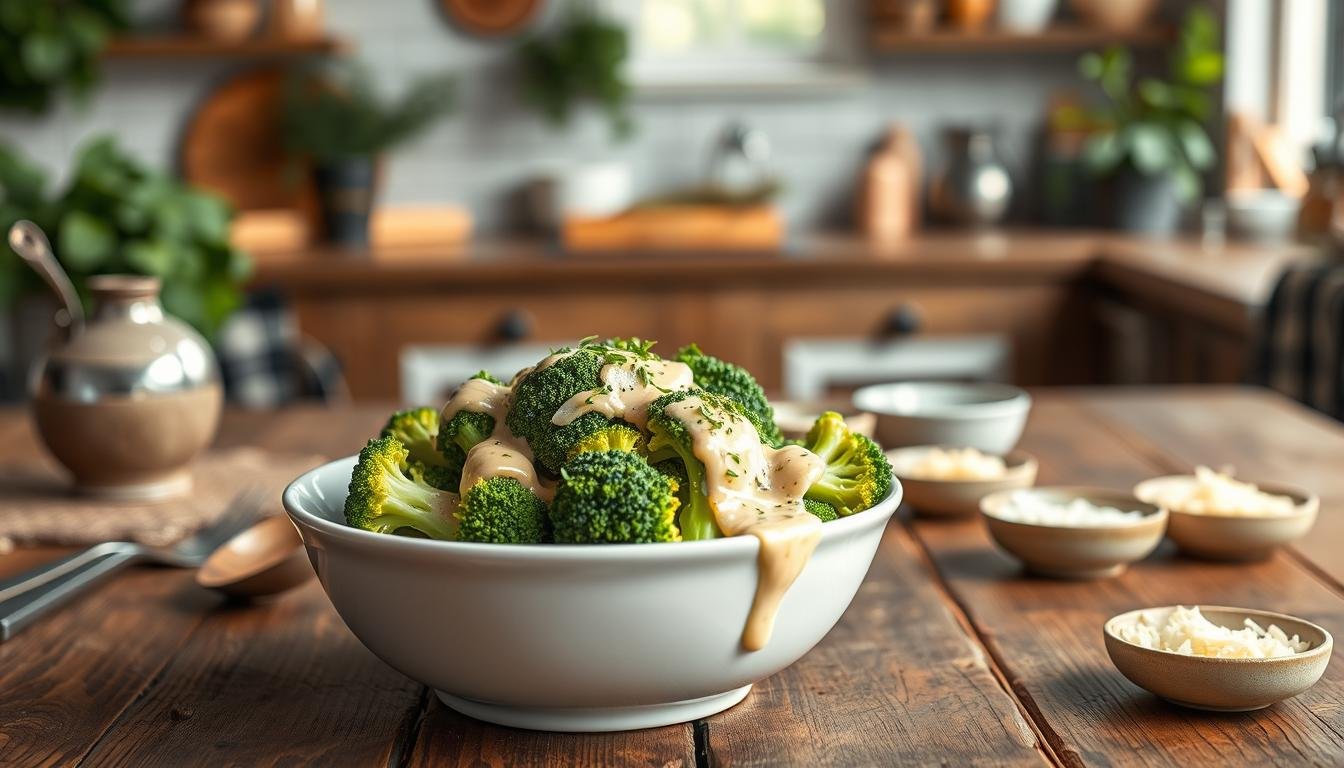 Broccoli Alfredo Bowl
