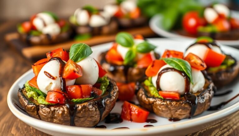 Caprese Stuffed Portobellos