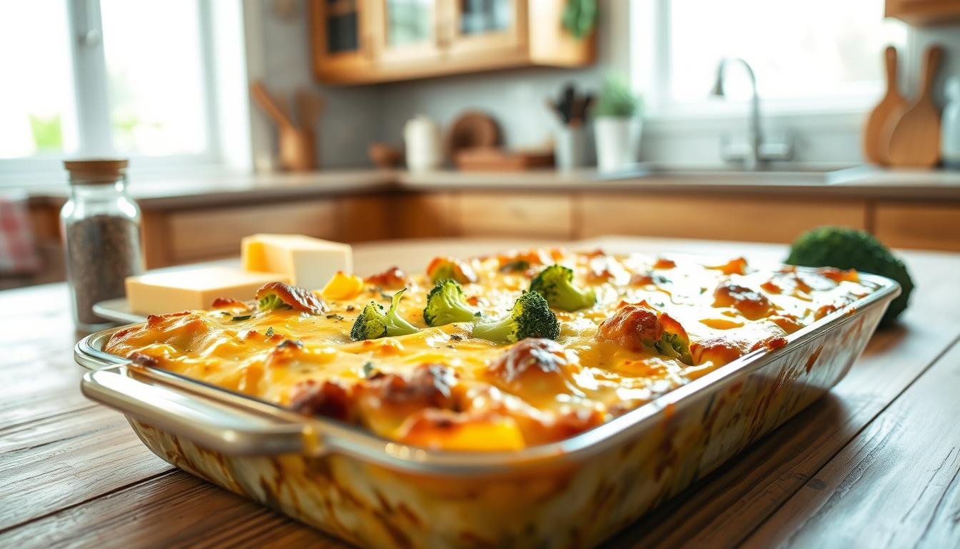 Cheesy Broccoli Bake