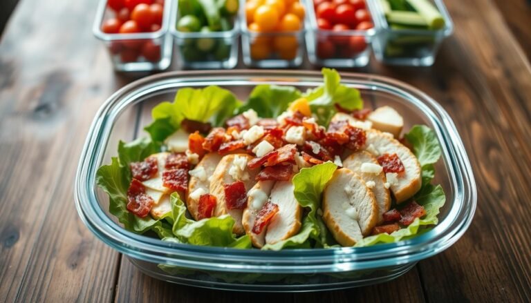 Chicken Caesar Salad Meal Prep