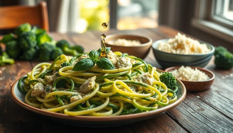 Creamy Broccoli Zoodles