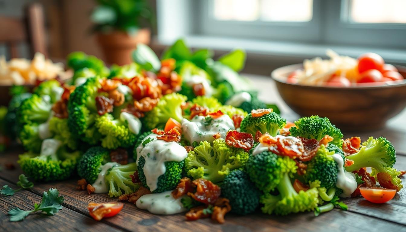 Creamy Ranch Broccoli Salad