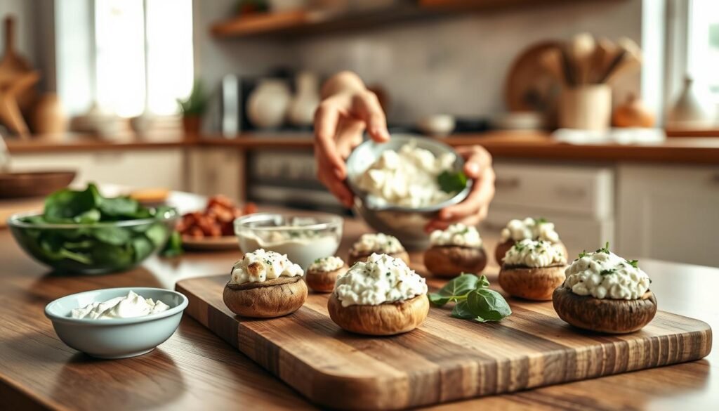 Easy Keto Stuffed Mushroom Recipe Preparation Easy Keto Stuffed Mushroom Recipe Preparation