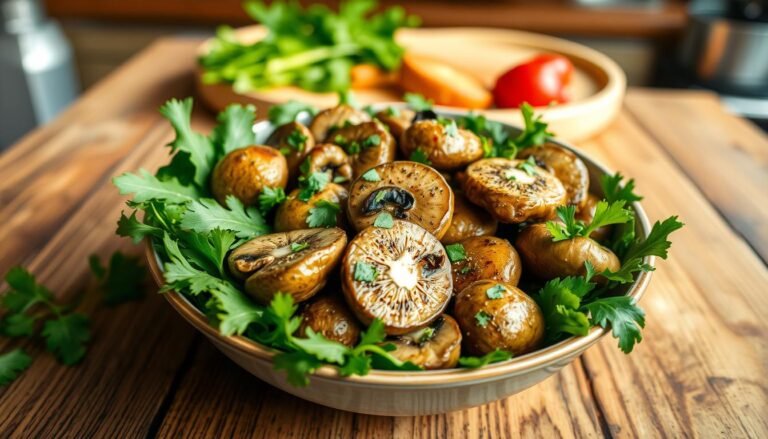 Garlic Mushroom Bowl