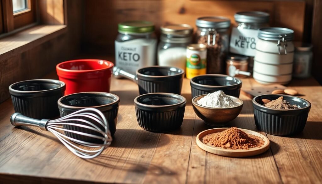 Keto Baking Tools and Ramekins