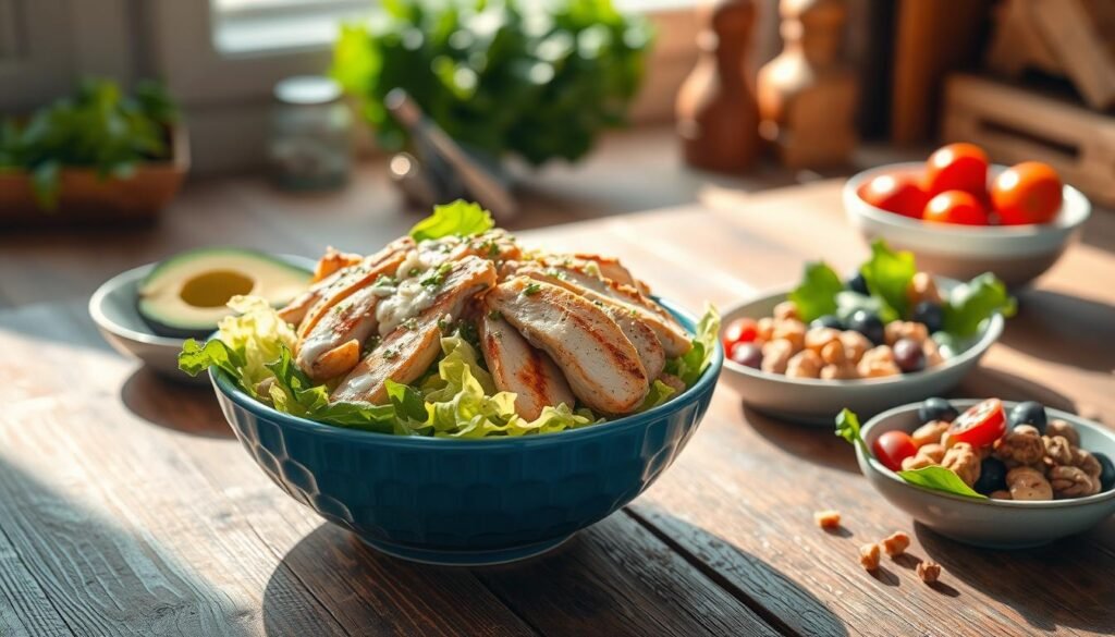 Keto Chicken Caesar Salad Variations
