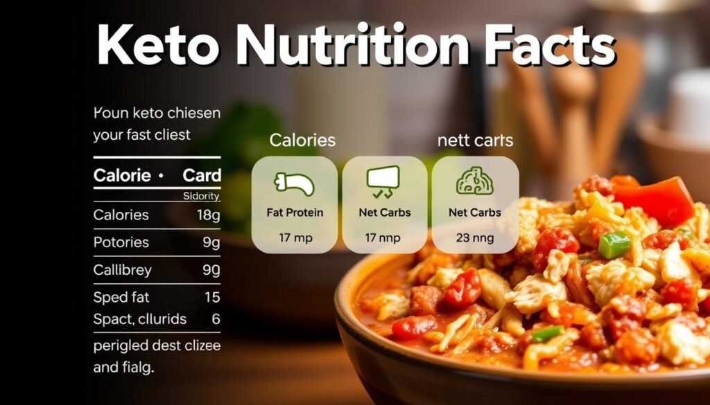 Keto Chili Nutrition Facts