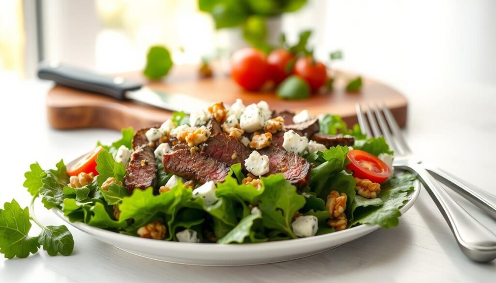 Keto Steak and Blue Cheese Salad Macros