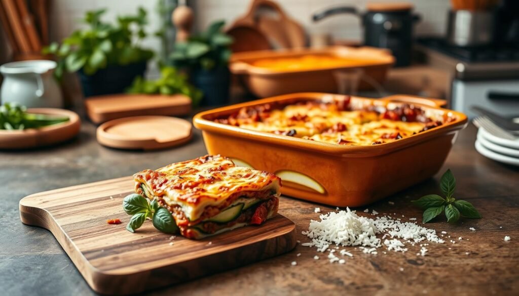 Keto Zucchini Lasagna Baking Technique
