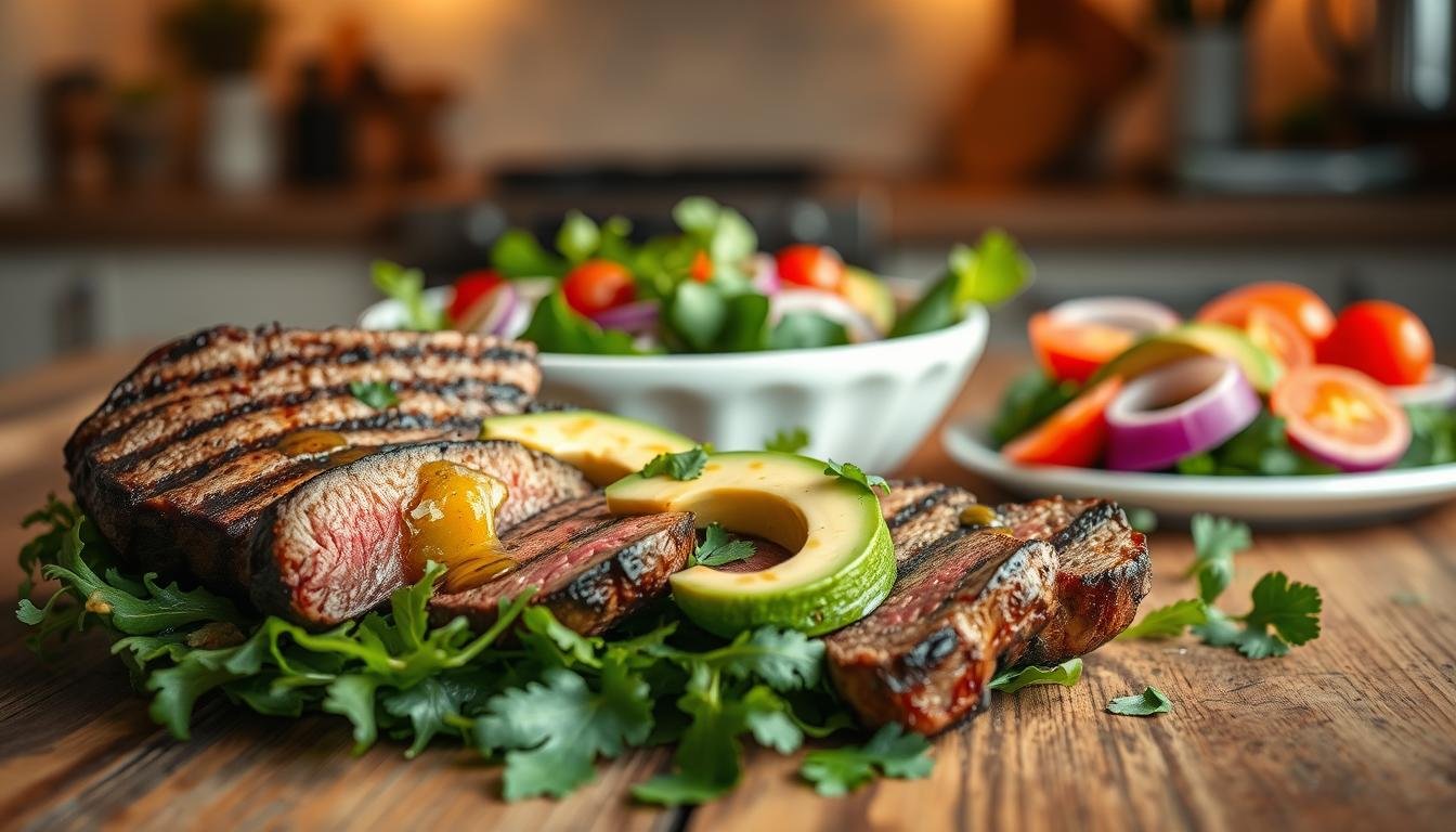 Steak Salad with Avocado