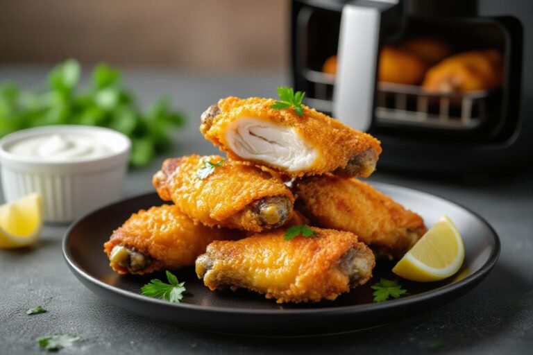 Crispy Air Fryer Keto Chicken Wings