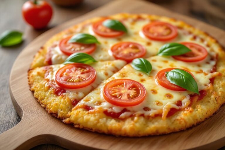 Keto Cauliflower Pizza Crust