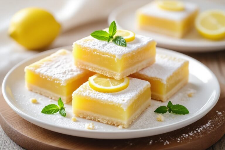 Keto Lemon Bars Low Carb